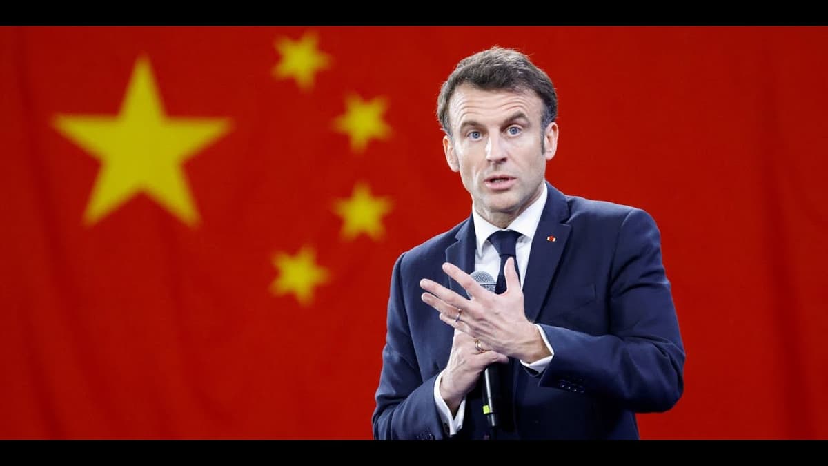 Emmanuel Macron en visite diplomatique en Chine