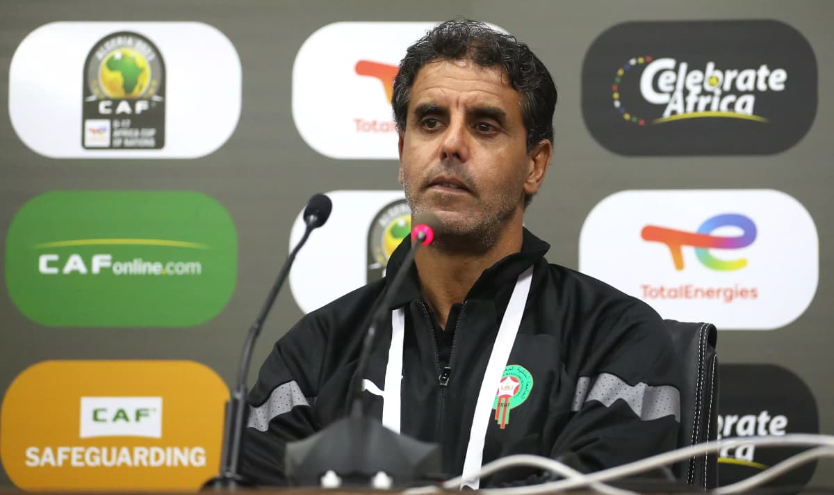 Said Chiba, le coach des Lionceaux de l'Atlas,