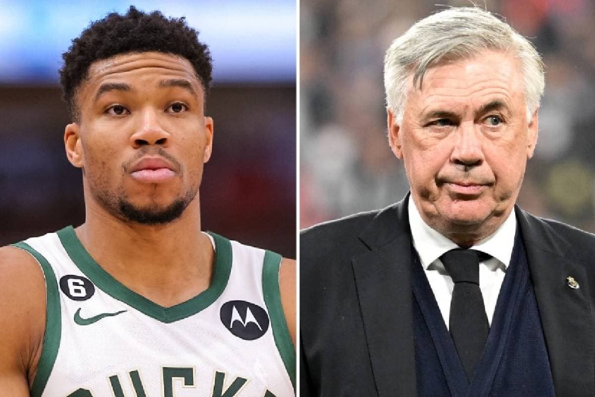 Giannis Antetokounmpo et Carlo Ancelotti