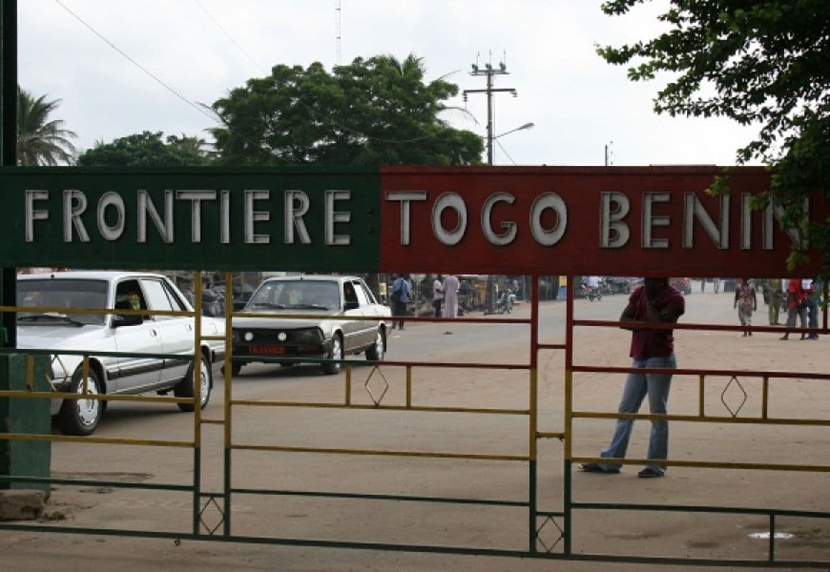 Frontière Togo - Bénin