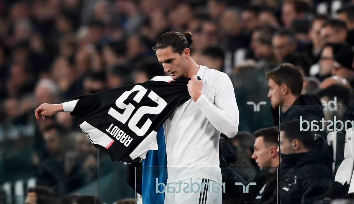 Adrien Rabiot avec le maillot de la Juventus