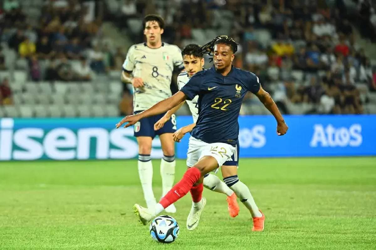 Michael Olise, attaquant de l'équipe de France espoir