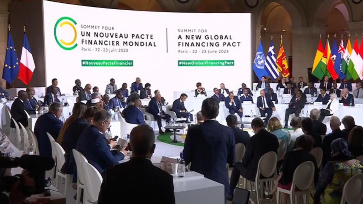 Nouveau pacte financier mondial Ã  Paris