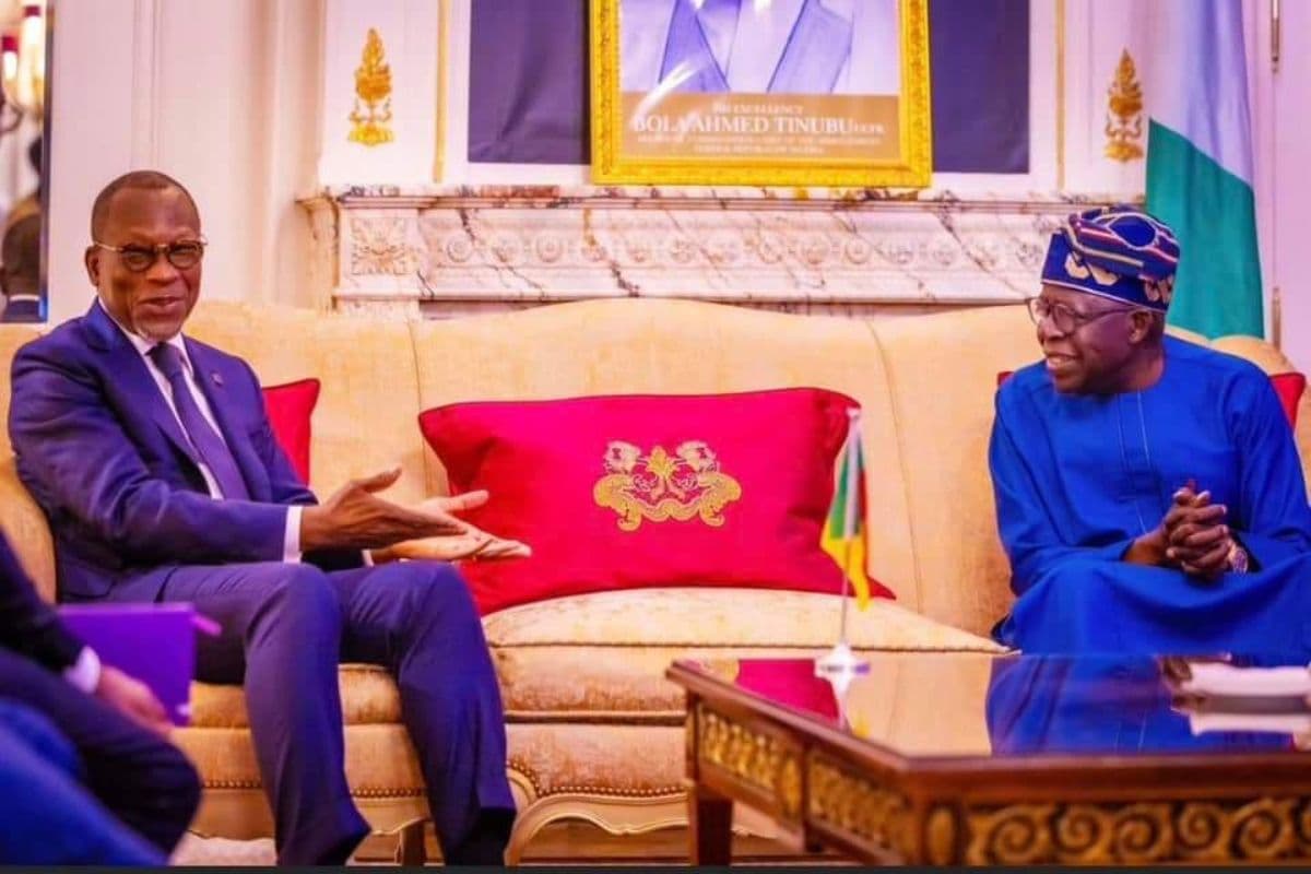 Patrice Talon échange avec Bola Tinubu Ã  Paris