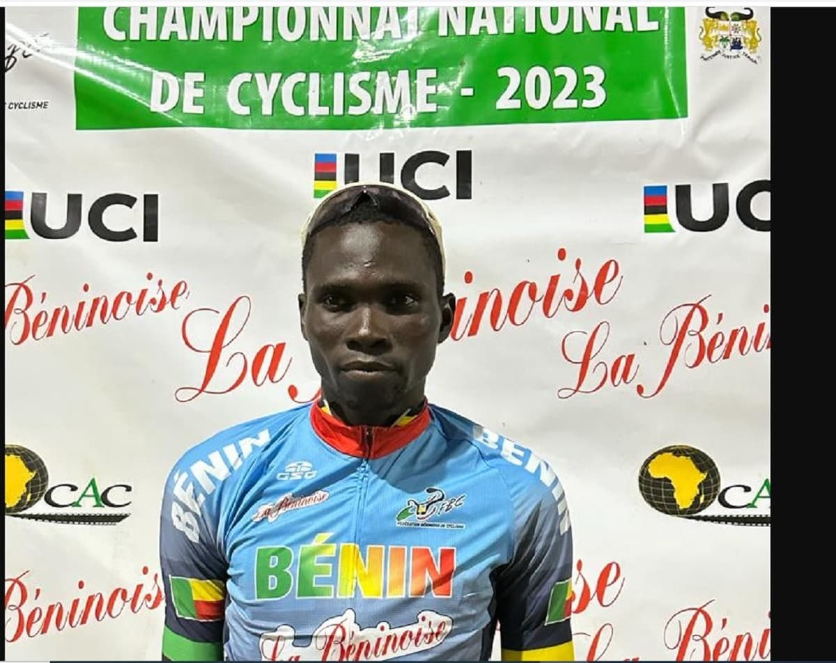 Emmanuel Sagbo, vainqueur de l'édition 2023 du championnat national du Bénin