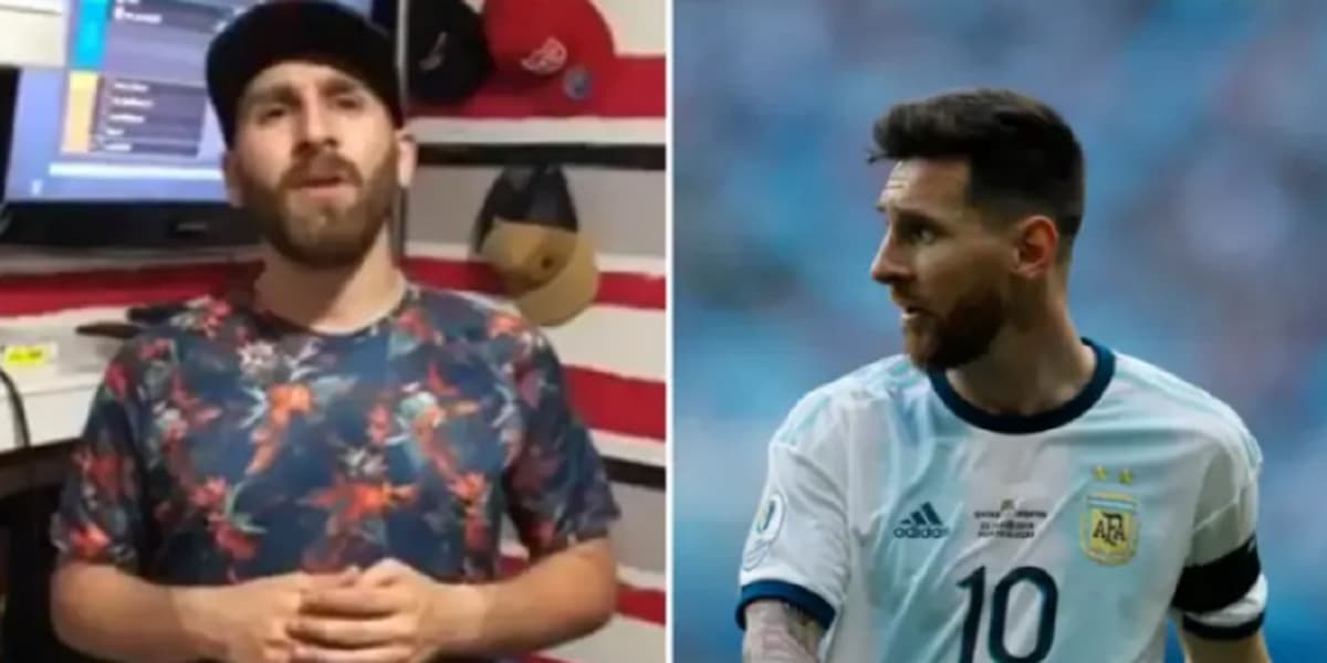 Lionel Messi et son sosie iranien