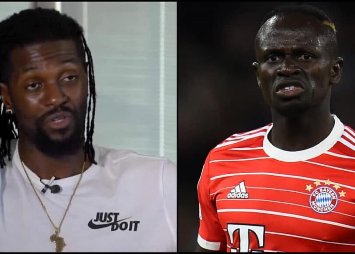 Emmanuel Adebayor et Sadio Mané