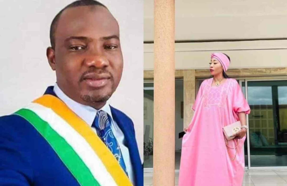 Le député Touré Alpha Yaya et Sabine Dié