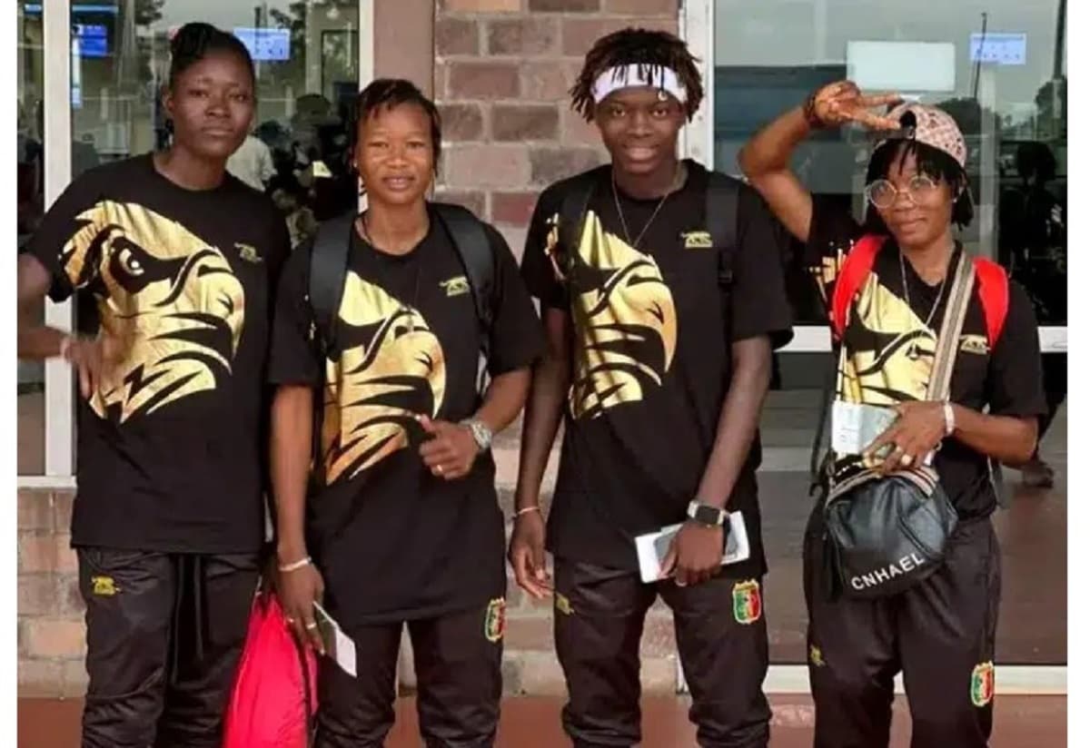 Des joueuses de l'équipe olympique du Mali