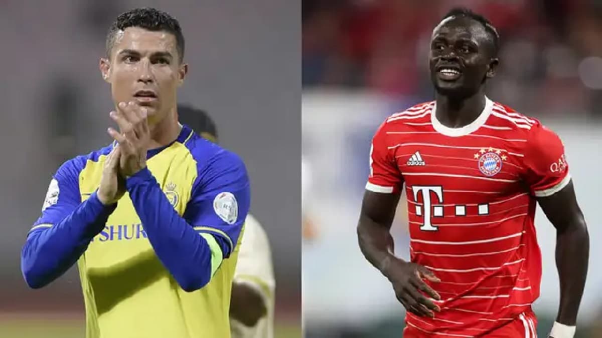 Cristiano Ronaldo et Sadio Mané