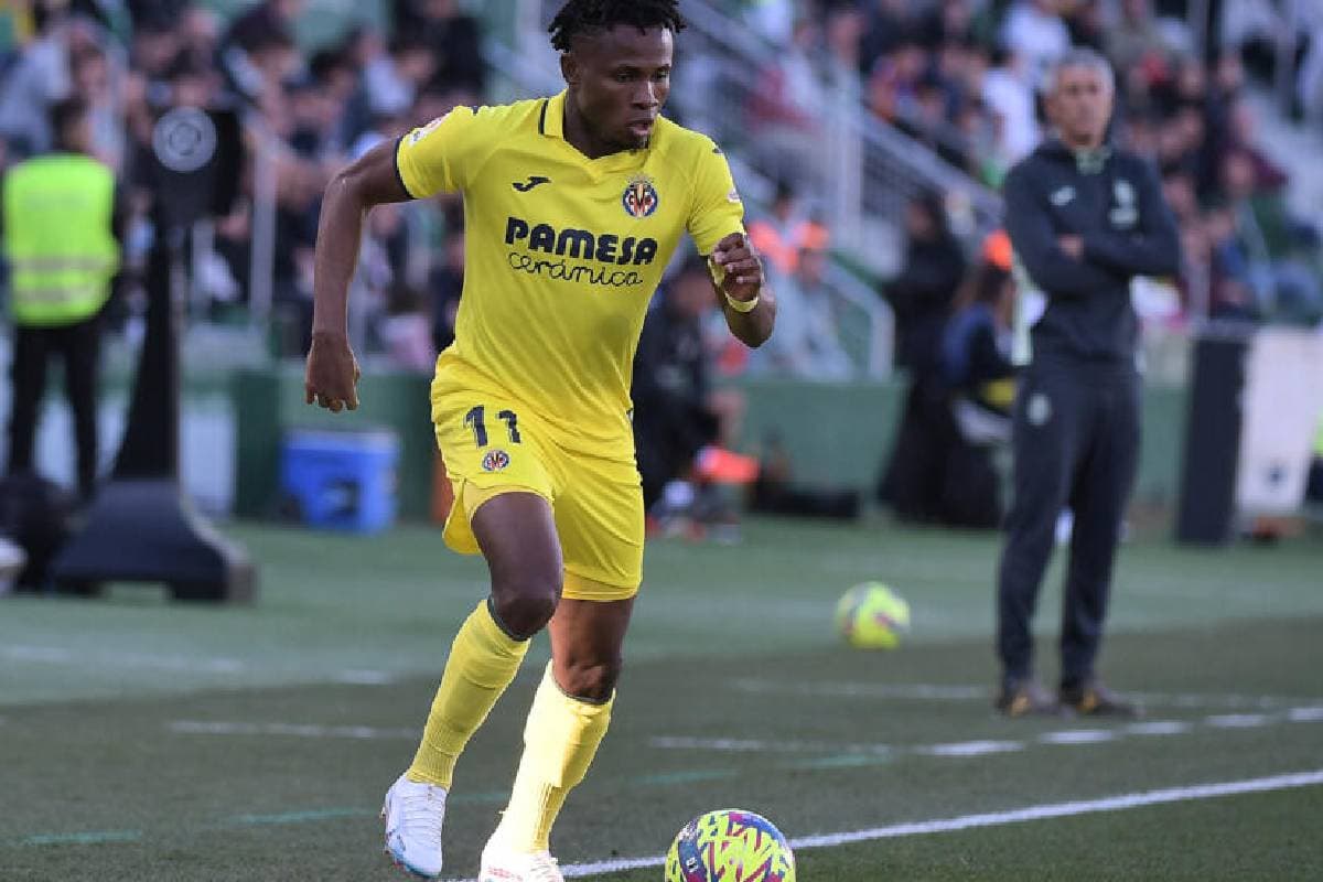 Samuel Chukwueze sous le maillot de Villarreal
