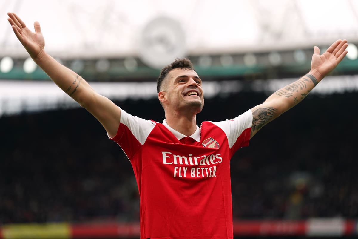 Le milieu de terrain suisse Granit Xhaka