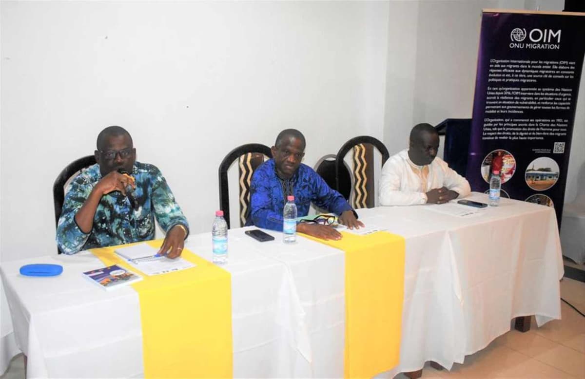 L’OIM et le Gouvernement du Bénin organisent un exercice de simulation de crise en salle à  Parakou