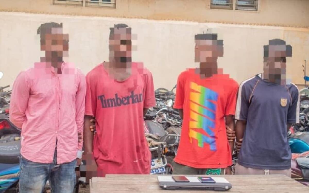 Togo: un réseau de vol de téléphones et de motos démantelé à  Agoè