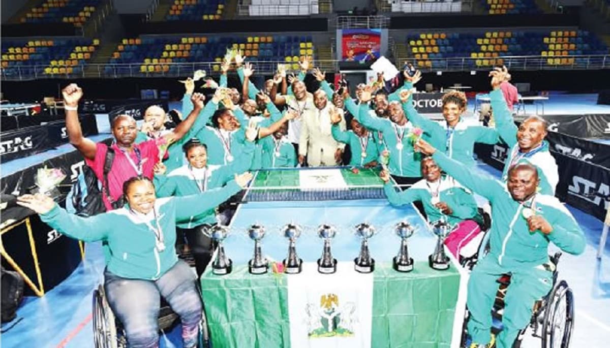 L'équipe paralympique du Nigéria