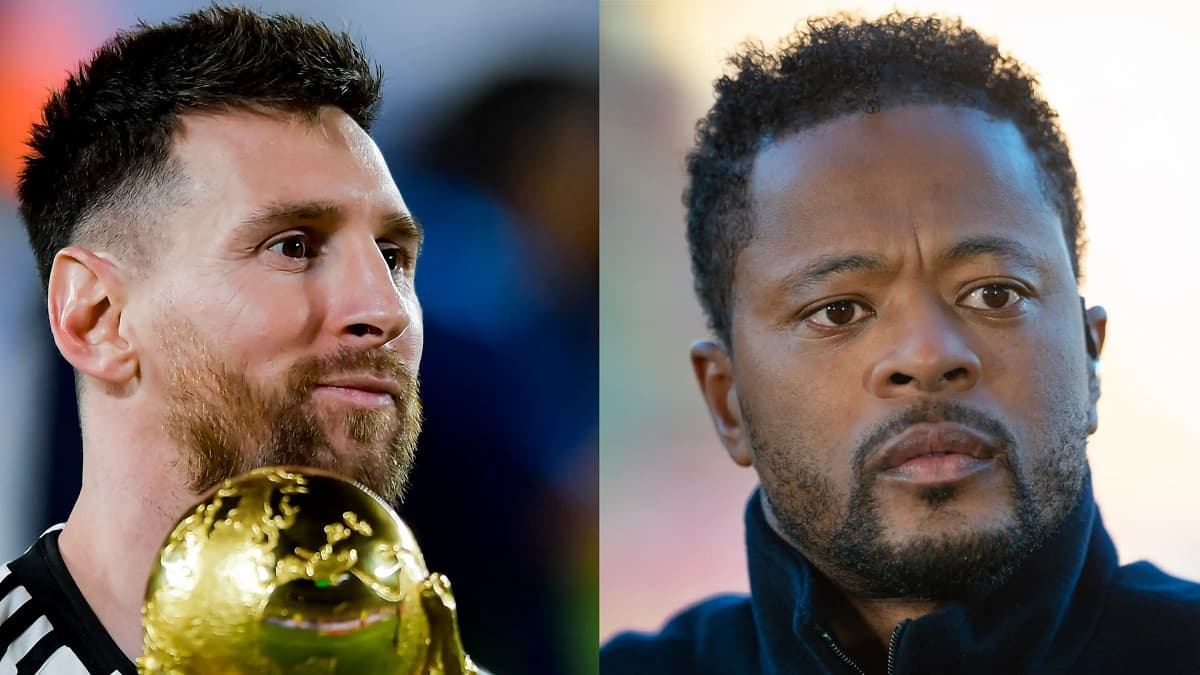 Lionel Messi et Patrice Evra
