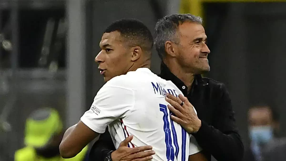 Kylian Mbappé et Luis Enrique