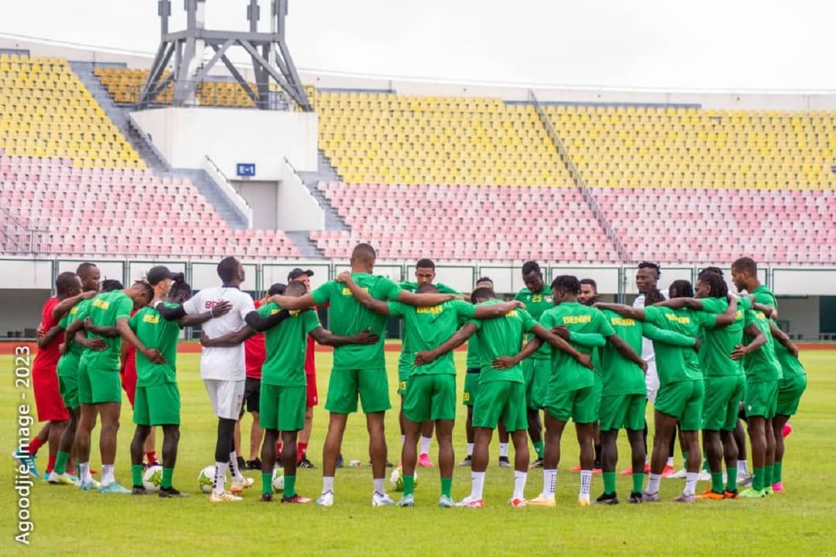 Mozambique-Bénin: première séance d'entrainement des Guépards