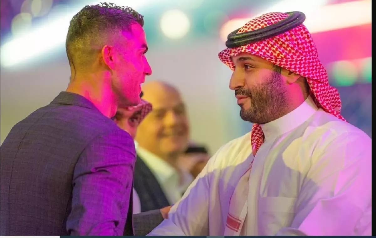 Cristiano Ronaldo et Mohamed Ben Salmane