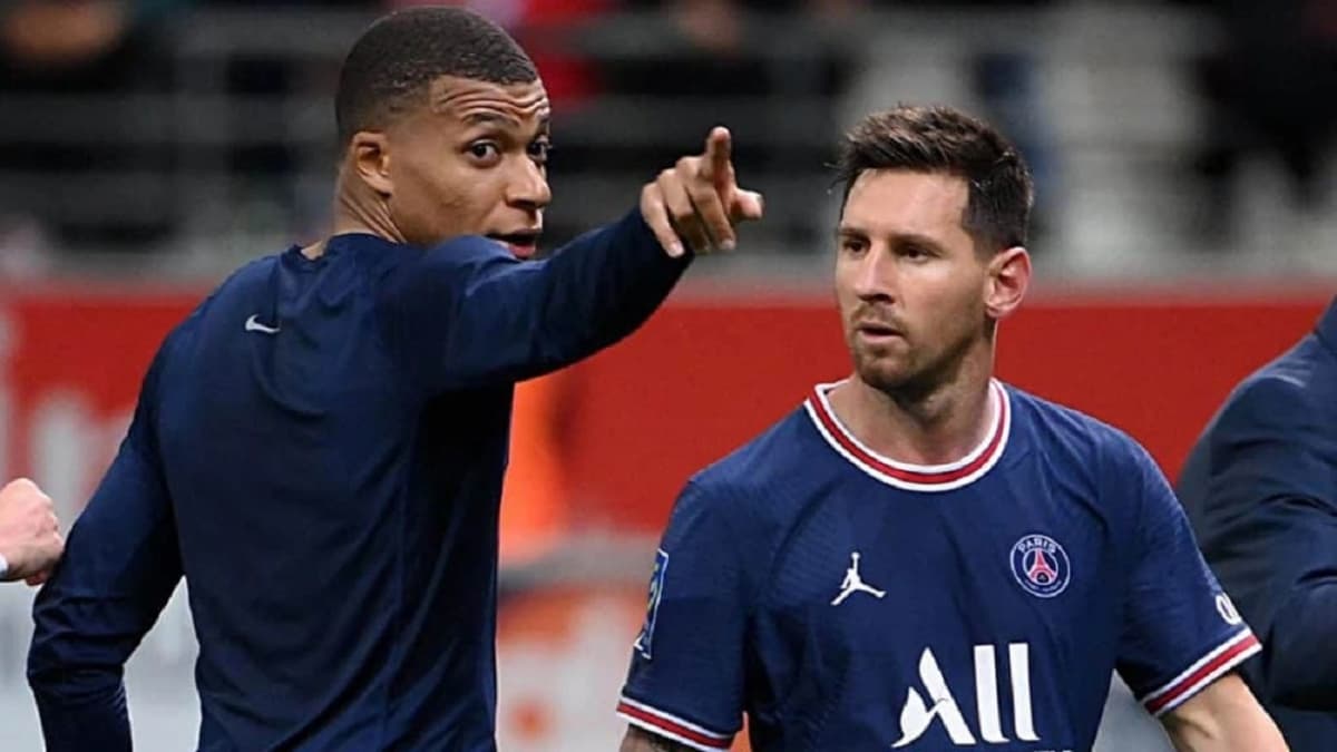 Lionel Messi et Kylian Mbappé