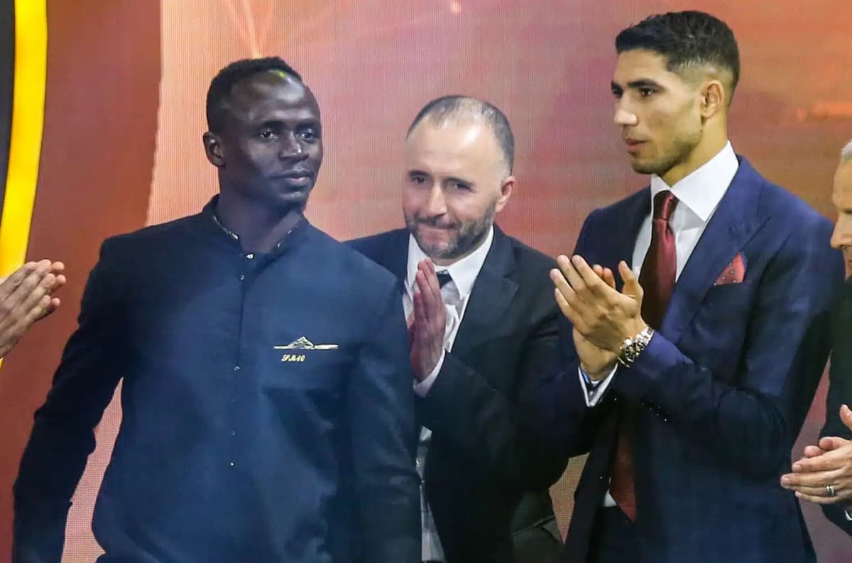 Sadio Mané et Achraf Hakimi