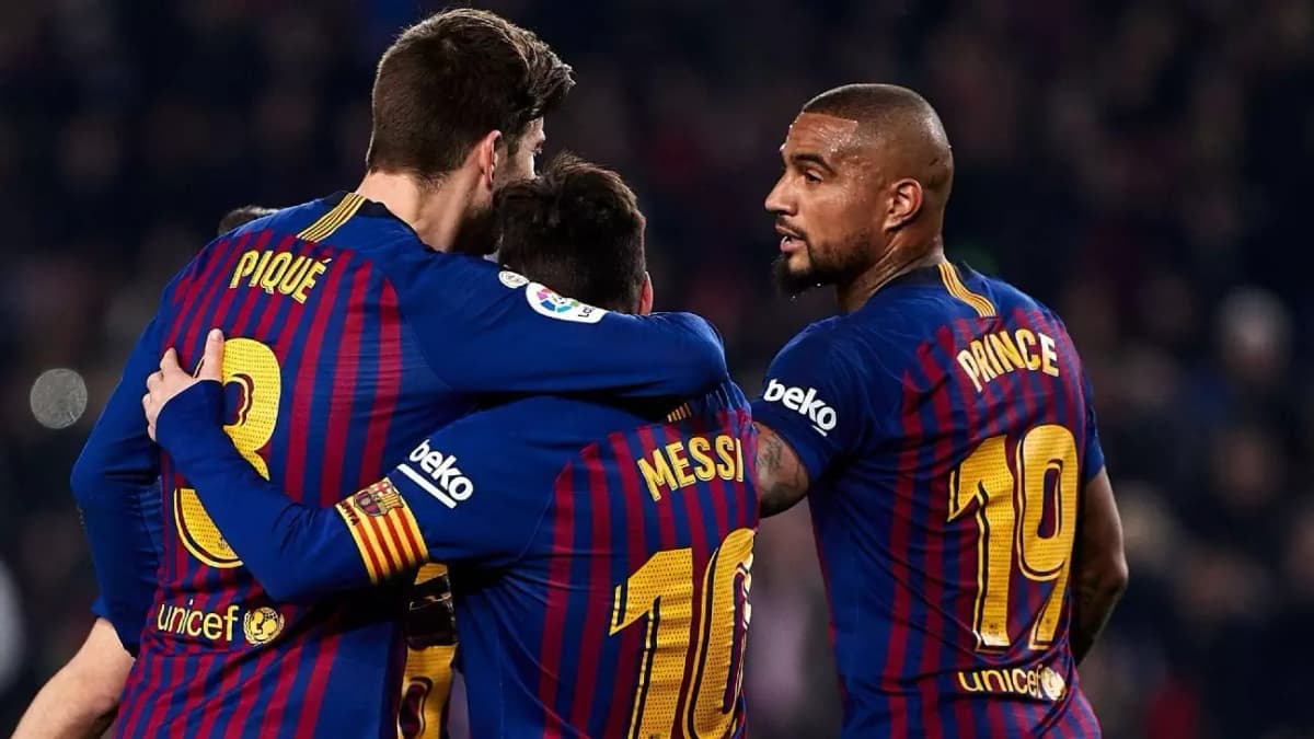 Messi, Piqué et KP Boateng