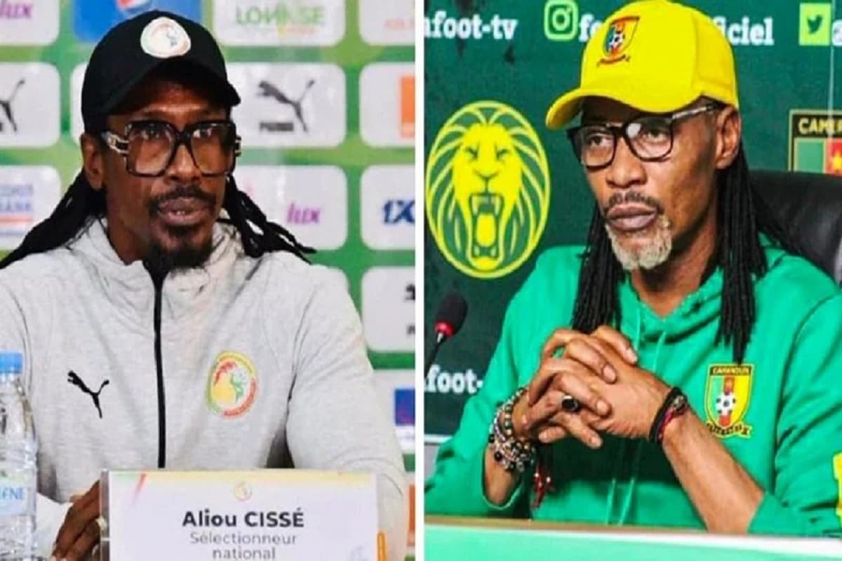 Aliou Cissé et Rigobert Song