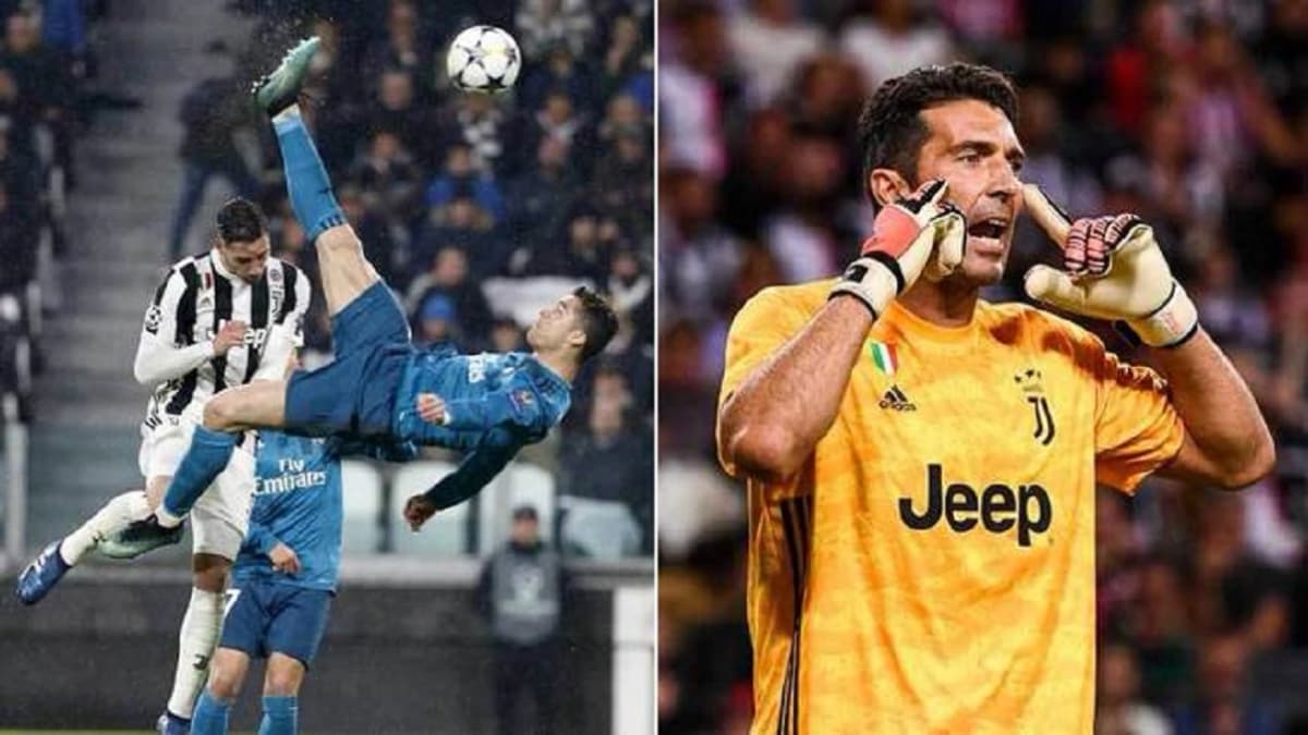 Cristiano Ronaldo et Gigi Buffon