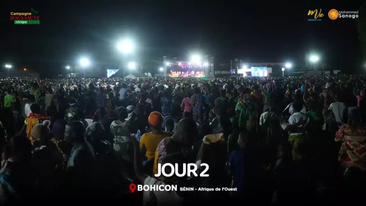 Campagne Jesus Sauve l'Afrique - Etape de Bohicon