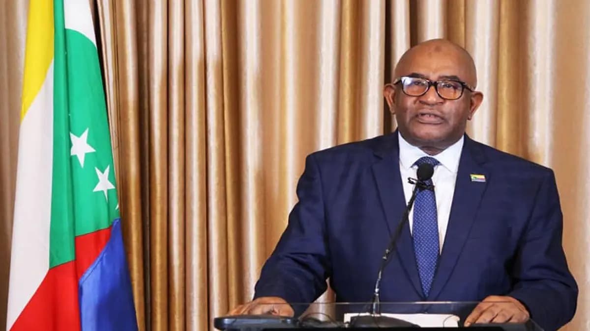 Le président des Comores, Azali Assoumani