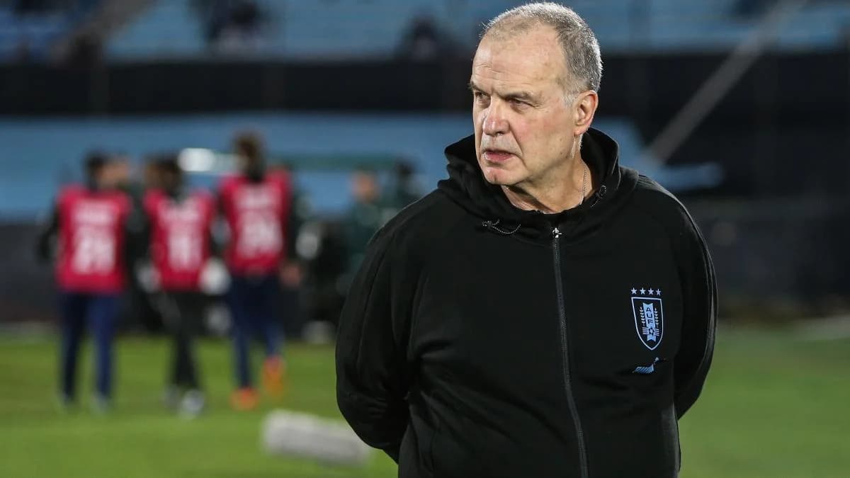Marcelo Bielsa, sélectionneur de l'Uruguay