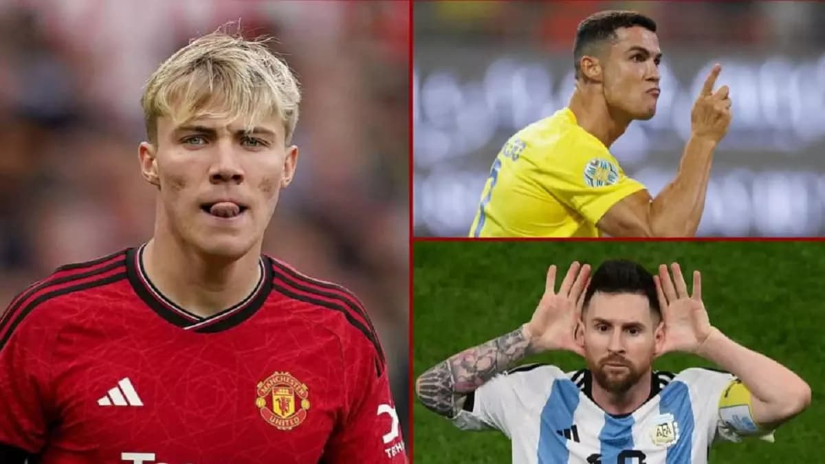 Ronaldo ou Messi ? Le nouveau venu de Manchester United, Rasmus Hojlund, choisit son camp