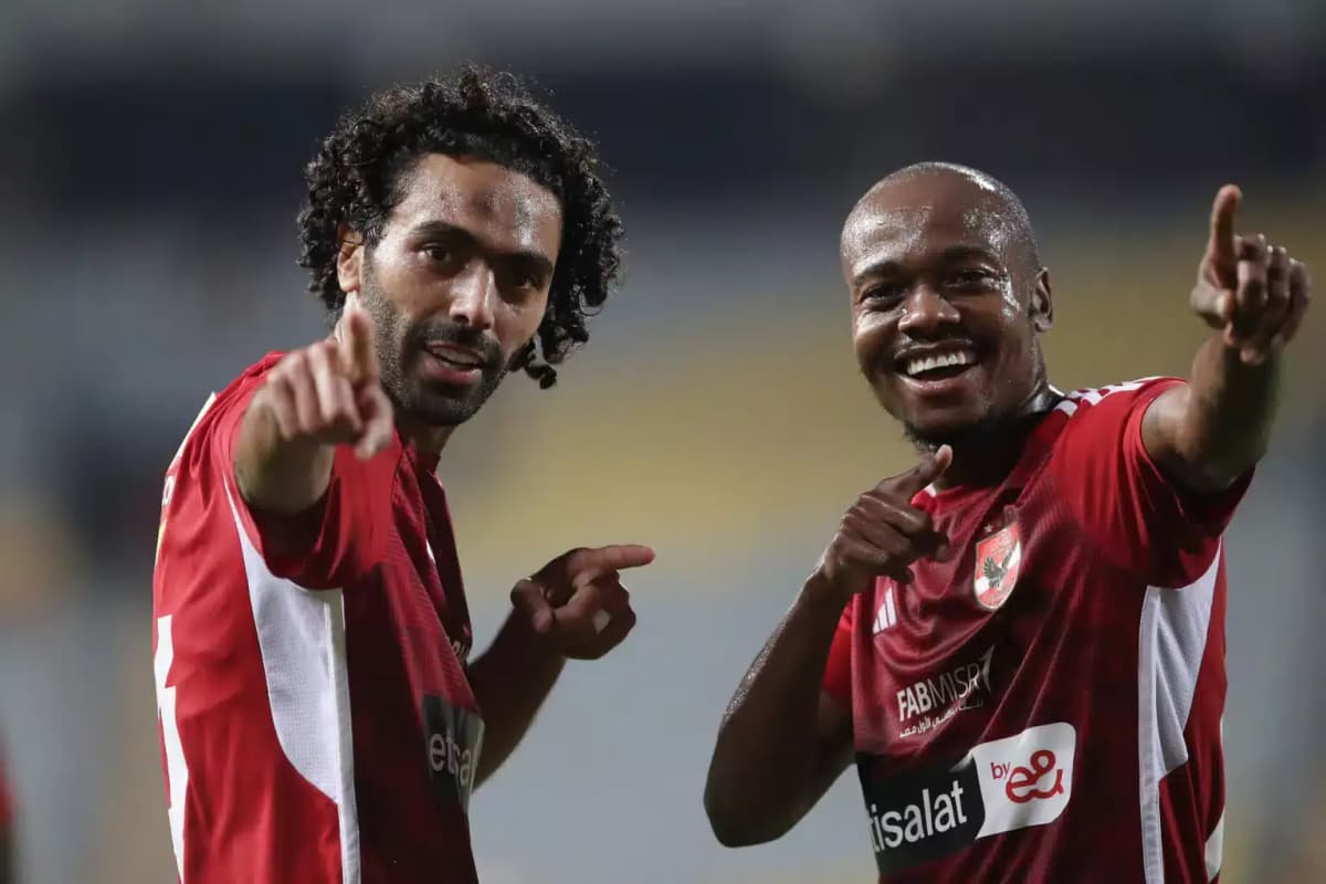 Des joueurs du club égyptien d'Al Ahly