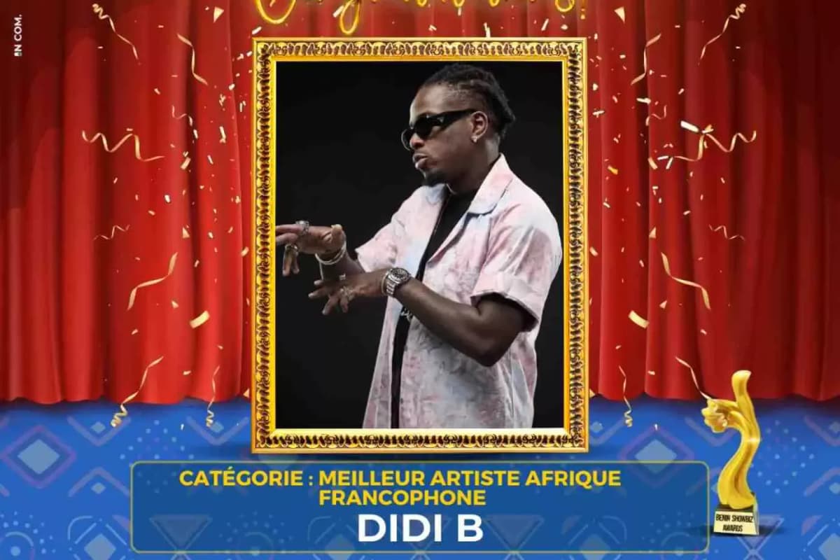 Bénin Showbiz Awards 2023 avec Didi B