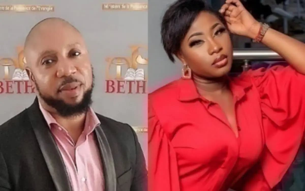 Marc Zopo et Carmen Sama posent ensemble, souriants, lors d'un événement public.