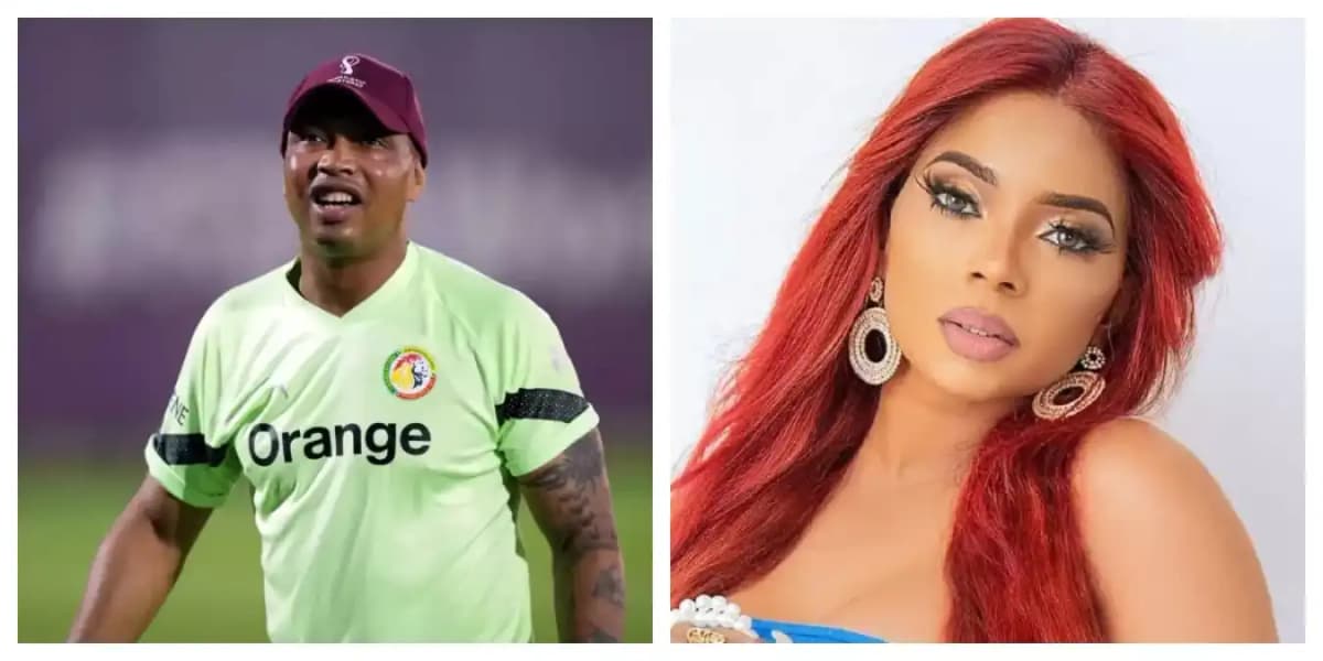 Lady Ponce et El Hadji Diouf lors d'un événement, échanges animés entre les deux célébrités.