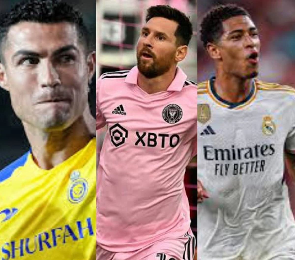 Ronaldo, Messi, Bellingham