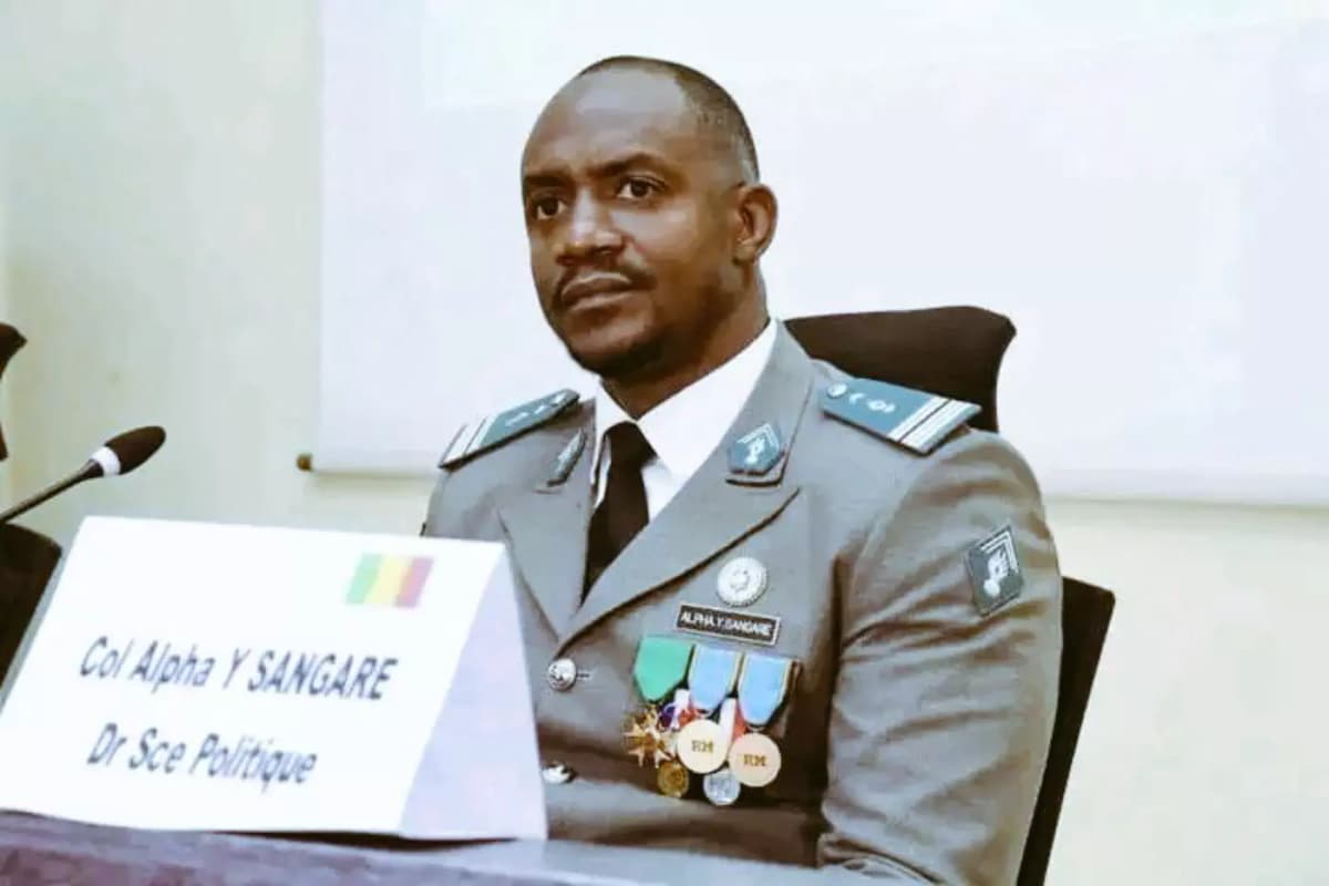 le colonel Alpha Yaya Sangaré