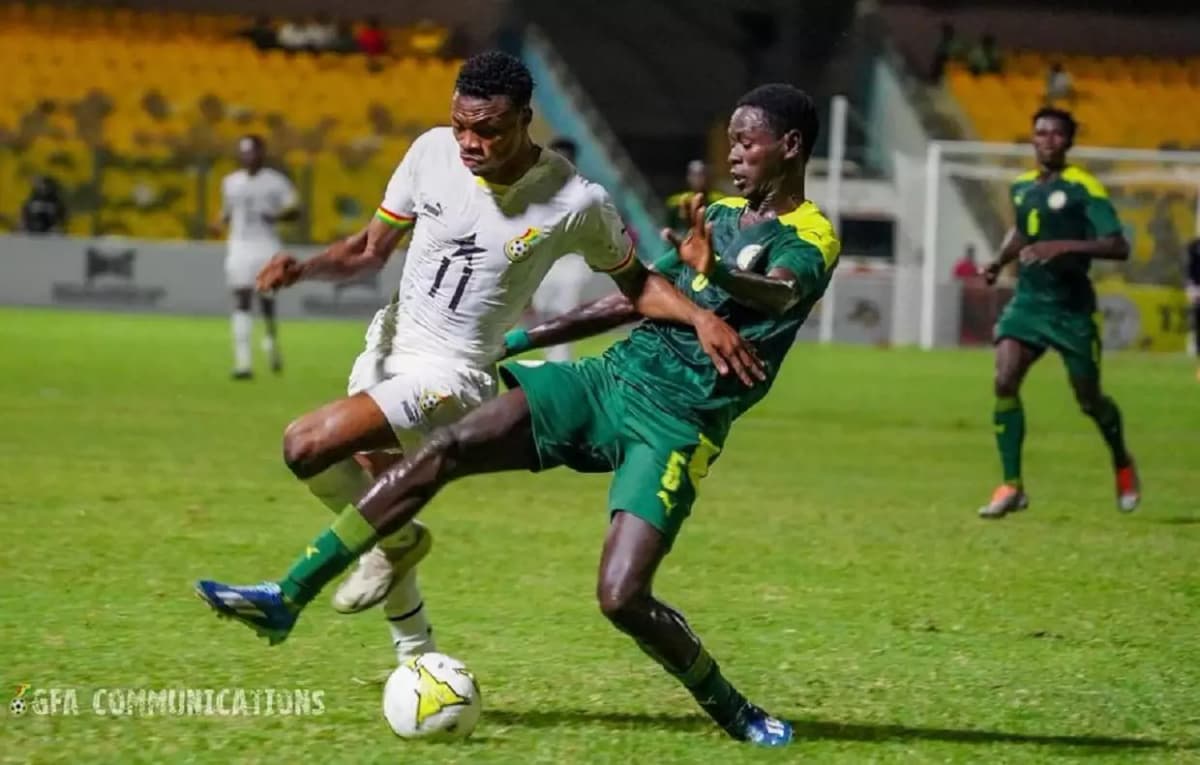 Des joueurs U20 du Ghana et du Sénégal