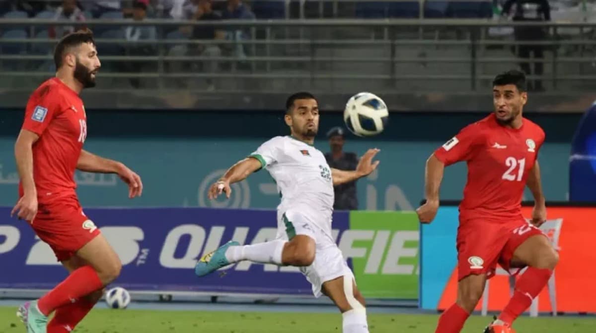 Des joueurs de la Palestine et du Bangladesh