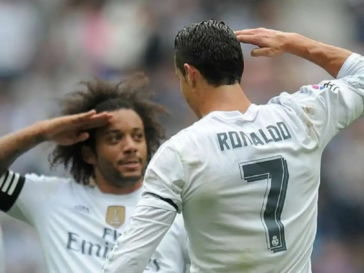 Marcelo et Cristiano Ronaldo