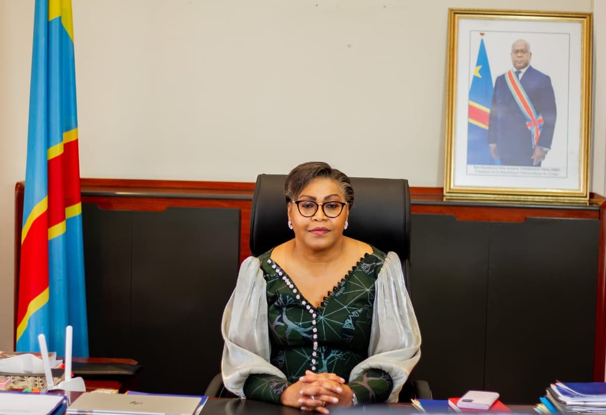 Judith Tuluka Suminwa, nouvelle cheffe du gouvernement en RDC.