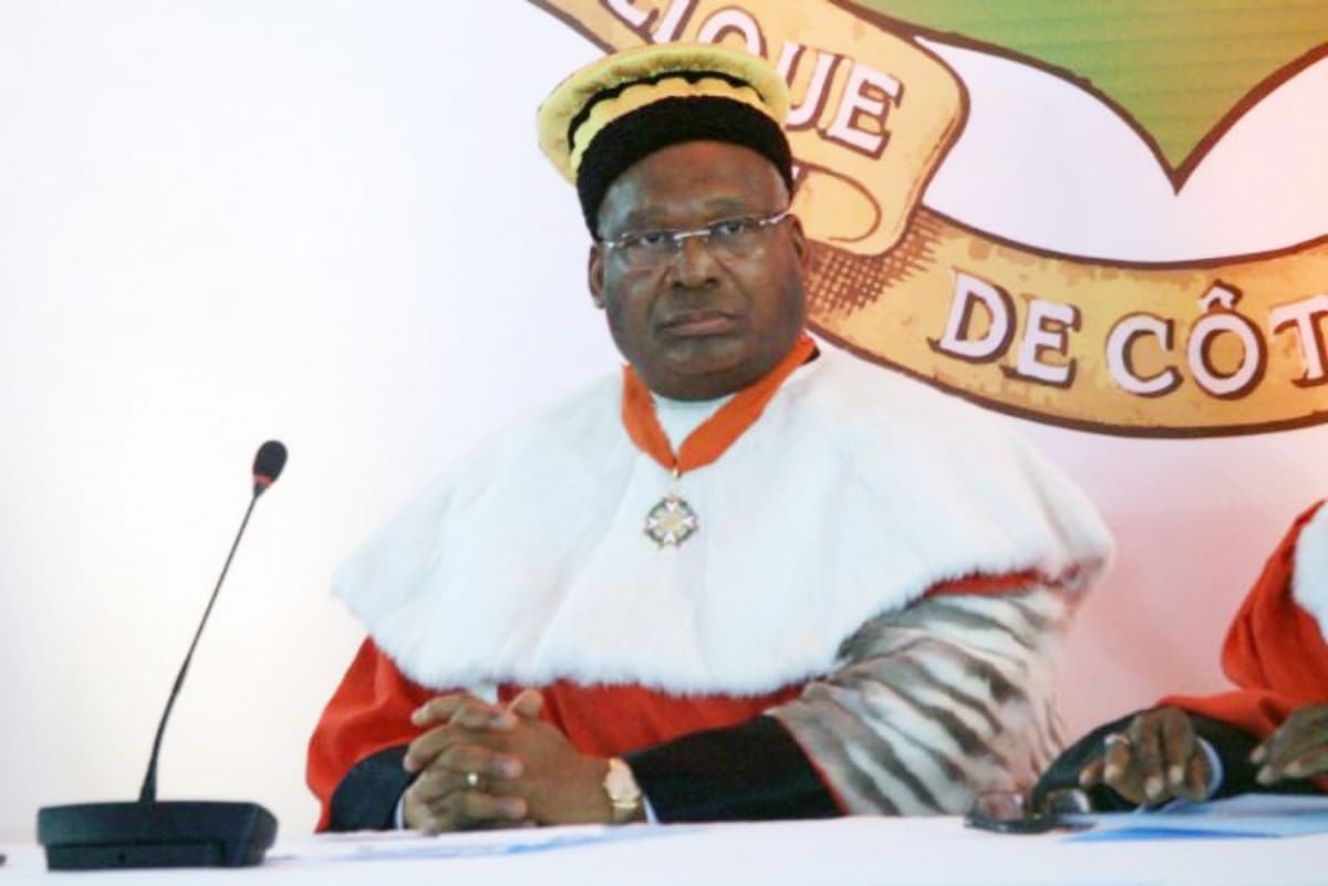 Koné Mamadou, président du Conseil supérieur de la magistrature en Côte d'Ivoire, décédé.