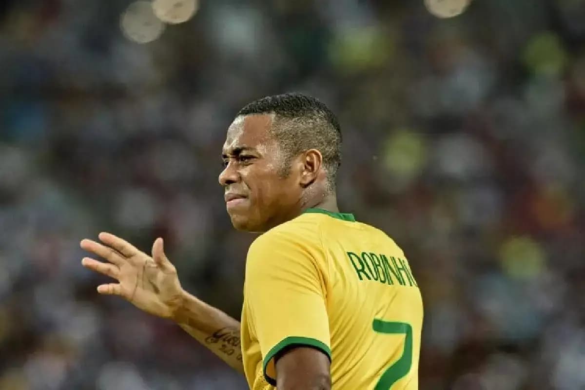 Robinho, ancien joueur brésilien