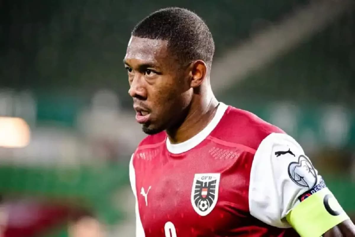 David Alaba sous le maillot de l'Autriche