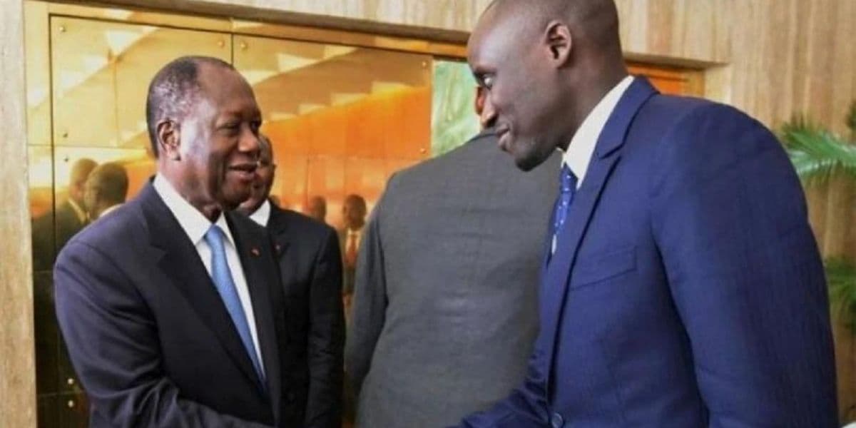 Abdourahmane Cissé et Alassane Ouattara