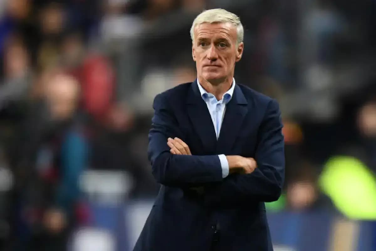 Didier Deschamps, sélectionneur de l'équipe de France @AFP