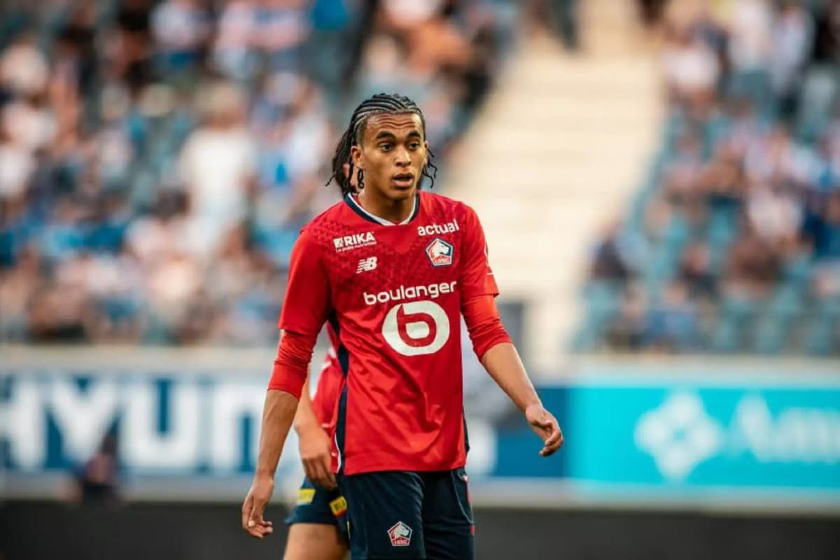 Le milieu de terrain de Lille, Ethan Mbappé