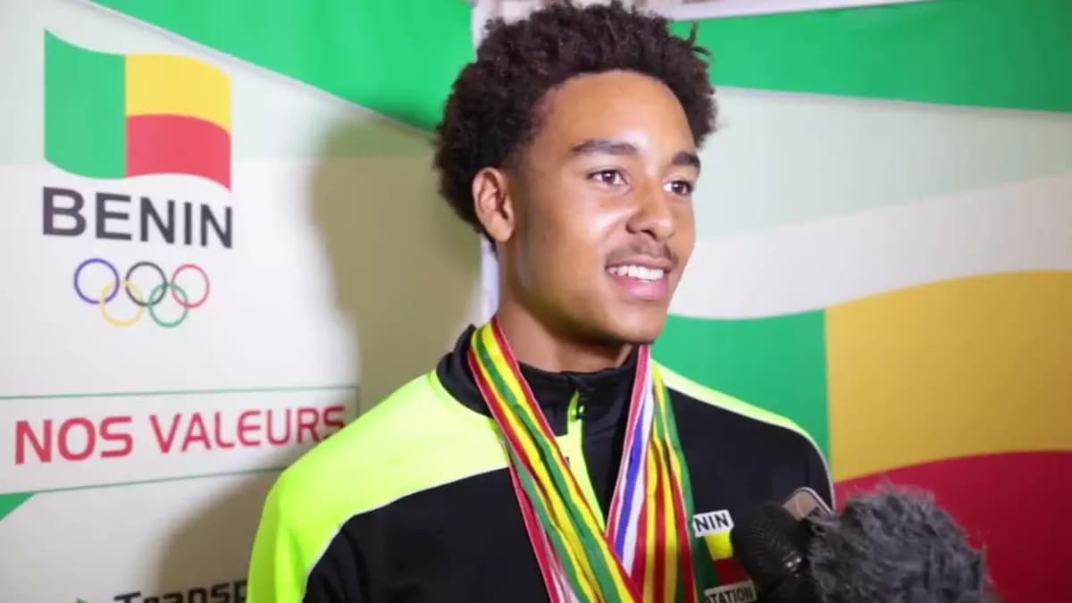 Le nageur béninois Alexis Kpade