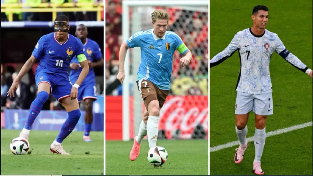 Kylian Mbappé, Kevin De Bruyne et Cristiano Ronaldo (AFP)